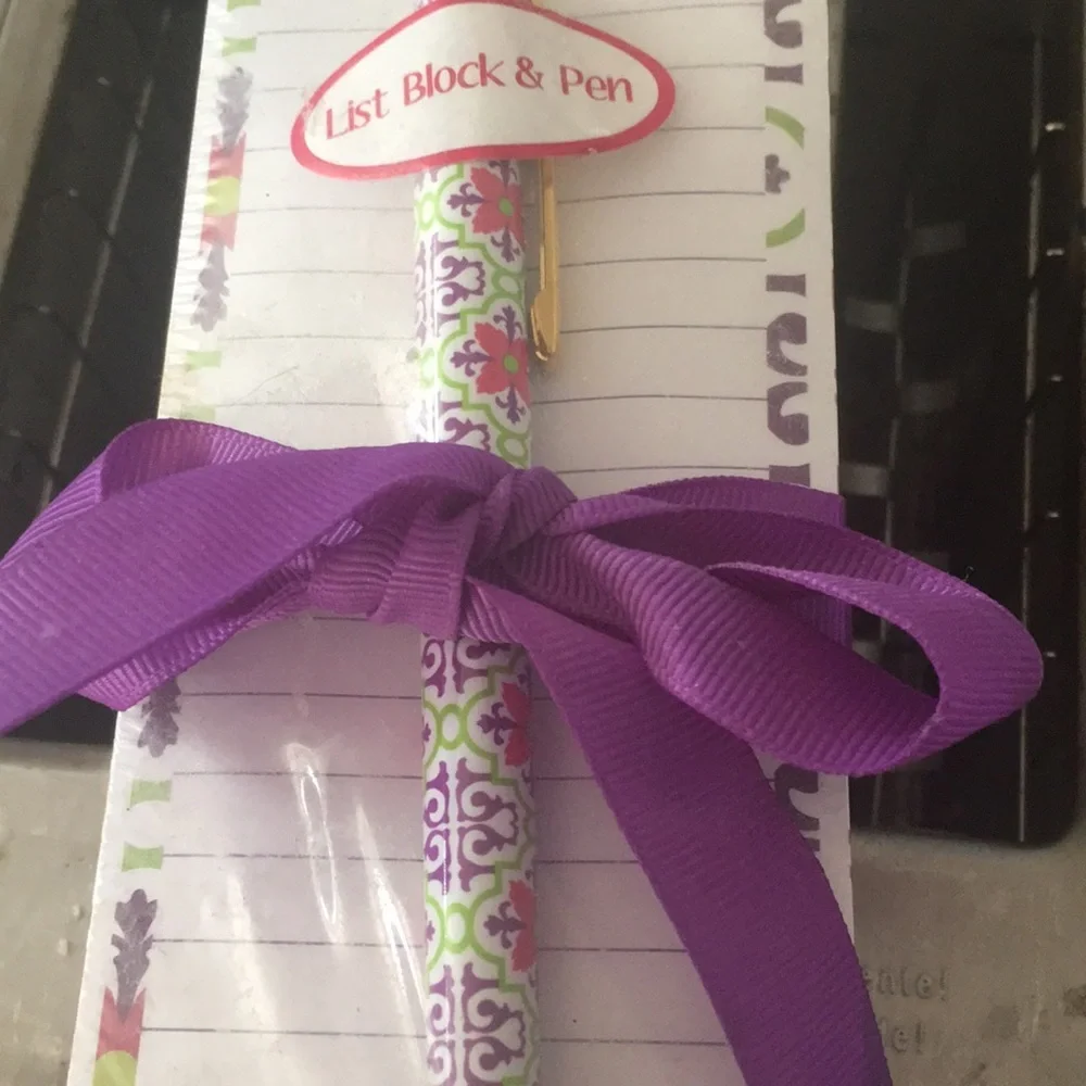 List block and pen